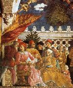 The Court of Gonzaga Andrea Mantegna